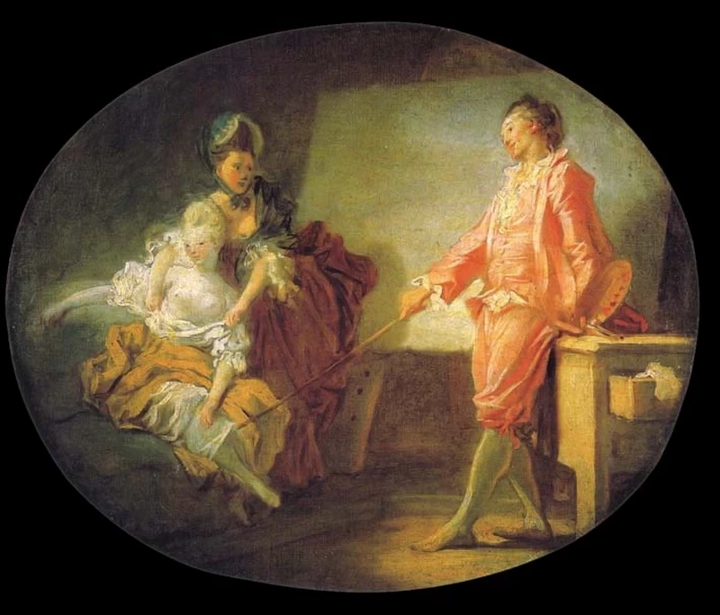 48-Jean-Honoré Fragonard-Gli inizi della modella - Musée Jacquemart-André